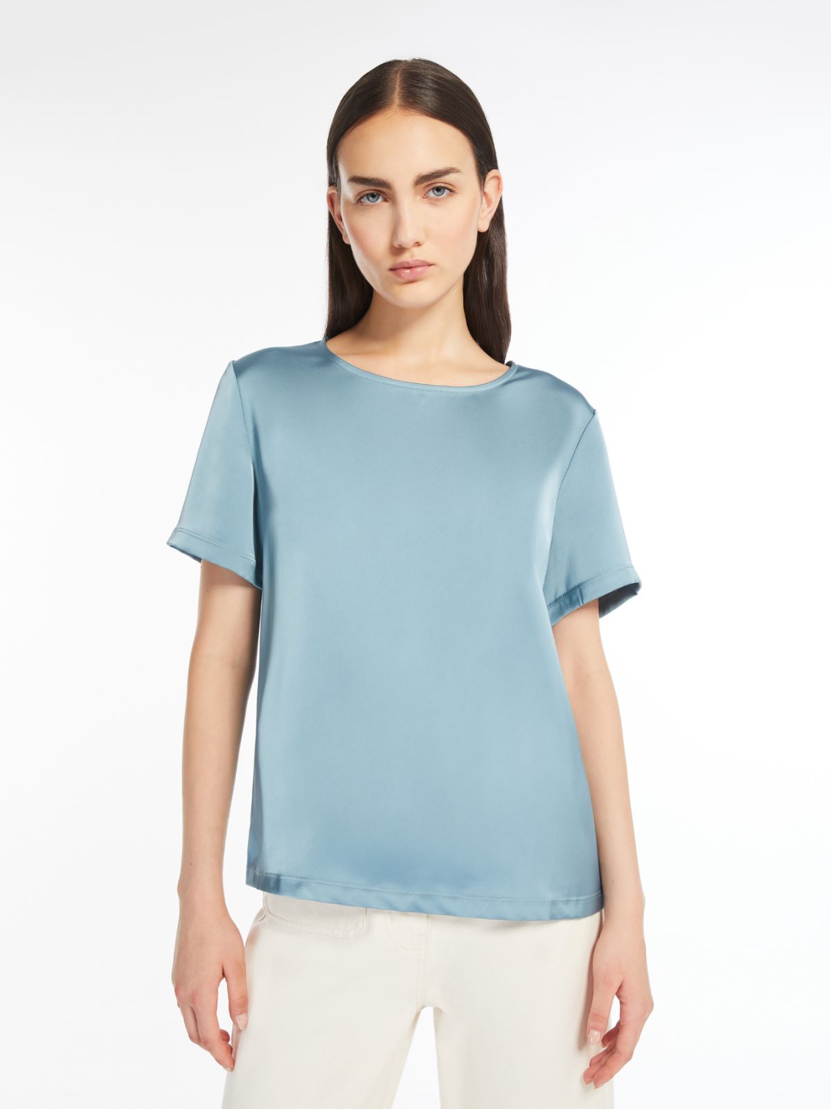 Weekend T-shirt in raso e jersey Lightning offer