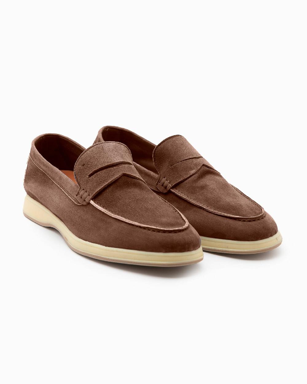 Andrea ventura Mocassino Aquariva 80 in suede caffè Outlet